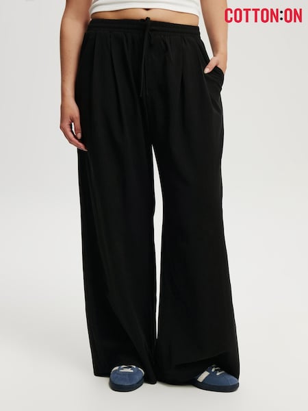 Cotton On Black Luis Pull On Trousers (H68759) | €44