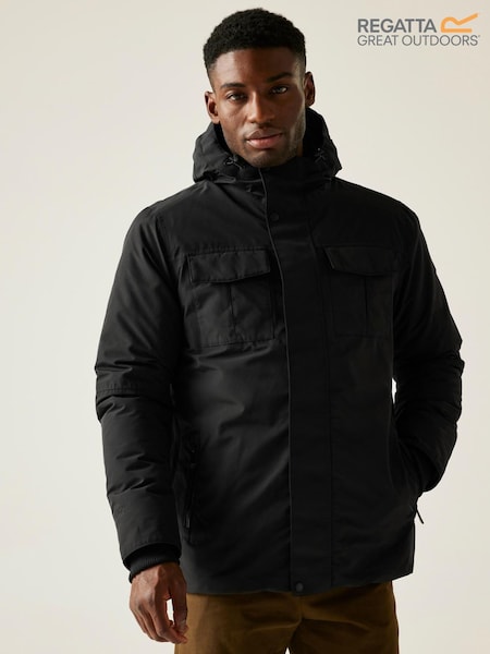 Regatta Black Eamont Heavyweight Waterproof Jacket (H68846) | €178