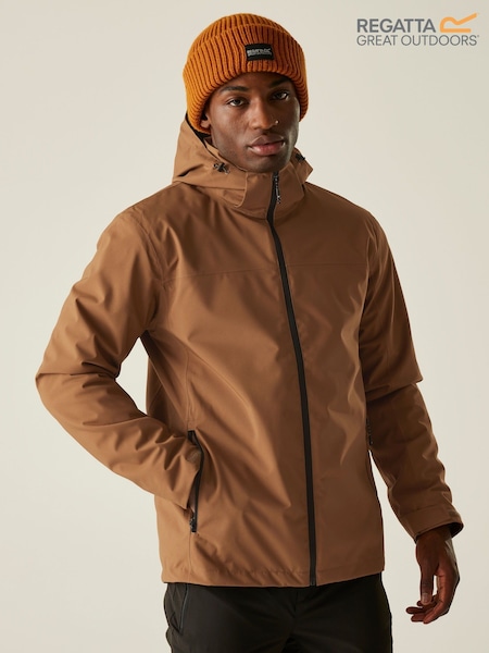 Regatta Brown Coriver 3 in 1 Waterproof Jacket (H68847) | €125