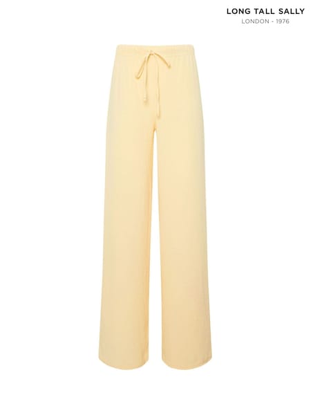 أصفر - Long Tall Sally Wide Leg Trousers (H68856) | ‏210 د.إ.‏