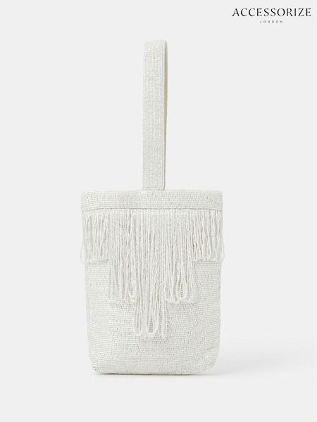 Accessorize Bridal Beaded Fringe Bag (H68946) | 2 704 грн