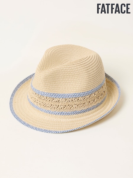 FatFace Trilby Natural Stripe Detail Straw (H68992) | €37