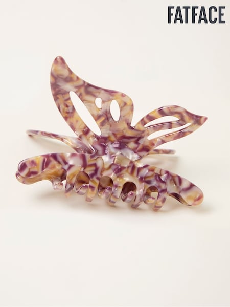FatFace Purple Butterfly Claw Clip (H69043) | $26