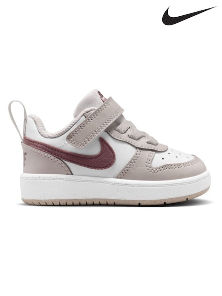 שחור - Nike Infant Court Borough Low Trainers (H69050) | 176₪