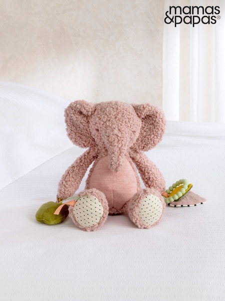 Mamas & Papas Multi Large Born to be Wild Activity Edie Elephant Toy (H69065) | €24.50