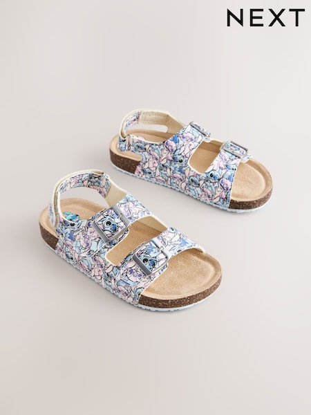 Lilo & Stitch Wide Fit (G) Touch Close Fastening Corkbed Sandals (H69092) | AED97 - AED132