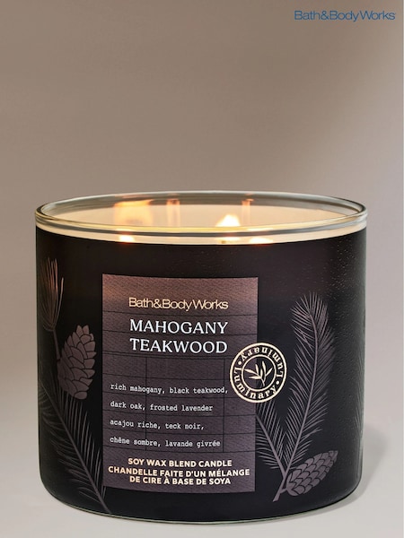 Bath & Body Works Mahogany Teakwood 3 Wick Candle 411g (H69355) | €38