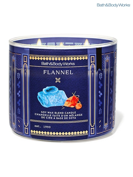 Bath & Body Works Flannel 3 Wick Candle 411g (H69401) | €38