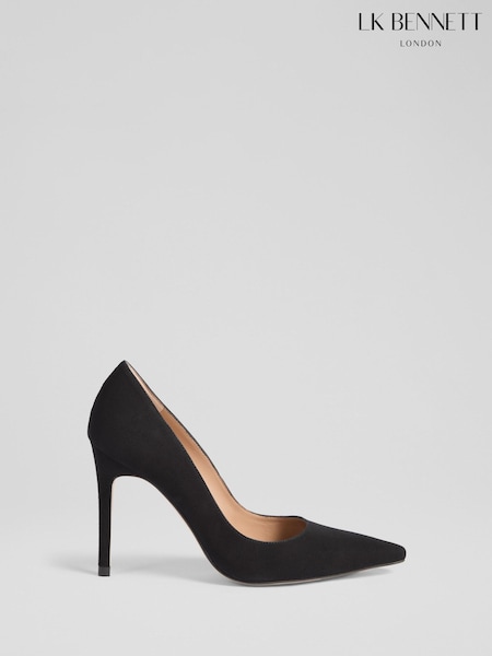 LK Bennett Black Fern New Suede Signature Courts (H69580) | € 310