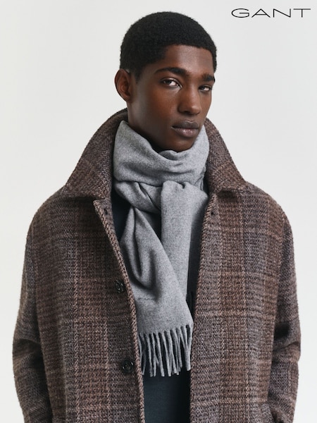 GANT Grey Wool Scarf (H69652) | €80
