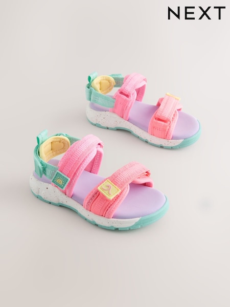 Multi Bright Trekker Sandals (H69691) | AED91 - AED102