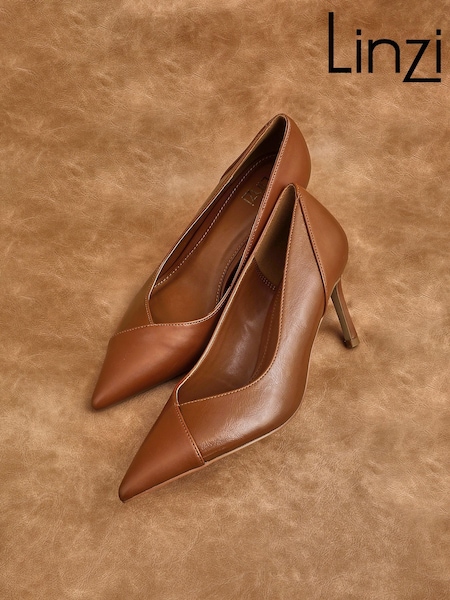 Linzi Tan Gaia Two Tone Court Heels (H69705) | $95