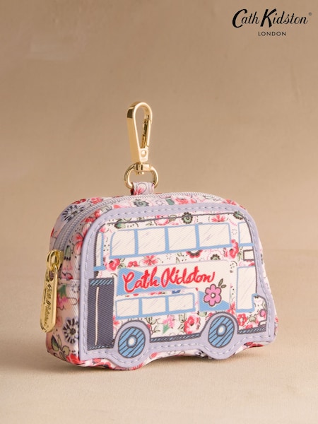 Cath Kidston Blue London Bus Clip On Purse (H69774) | ₪53