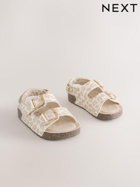 Animal Wide Fit (G) Corkbed Double Two Strap Sandals (H69857) | AED76 - AED86