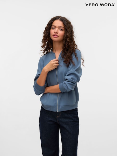 VERO MODA Blue Lightweight Bomber Jacket (H69891) | €44