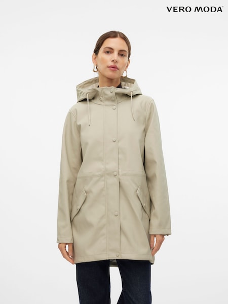 VERO MODA Cream Water Resistant Jacket (H69898) | €58
