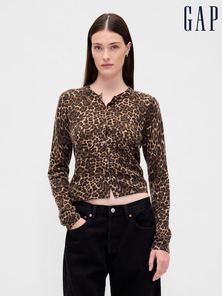 Gap Brown CashSoft Crop Cardigan (H69940) | € 47