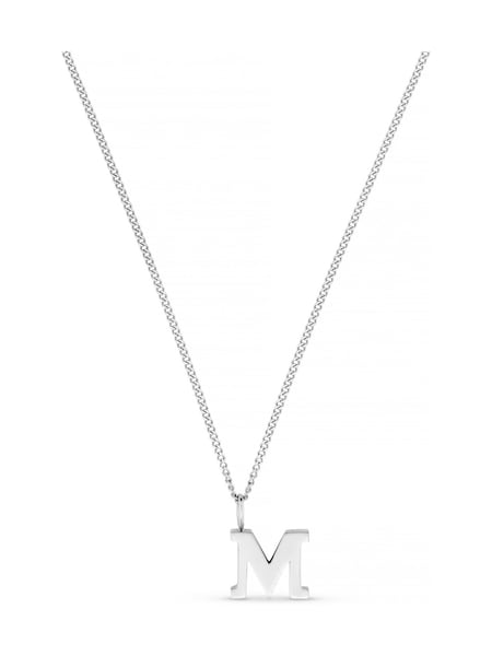 Orelia Luxe Gold Tone M Initial Waterproof Necklace with Giftbox (H70137) | €51