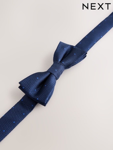 Navy Polka Dot Bow Tie (3-16yrs) (H70160) | €9