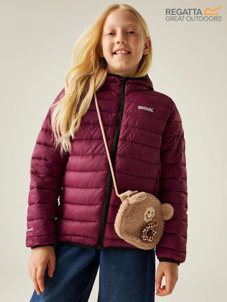 Regatta Red Jnr Hooded Marizion Midweight Coat (H70277) | €44