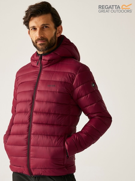 Regatta Red Hooded Marizion Midweight Coat (H70280) | 277 QAR