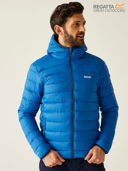 Regatta Blue Hooded Marizion Midweight Coat (H70287) | 277 QAR