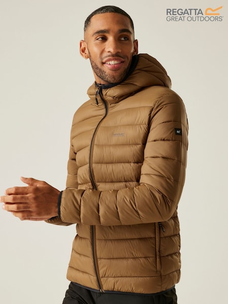 Regatta Brown Hooded Marizion Midweight Coat (H70298) | 277 QAR