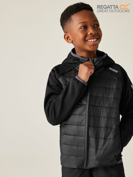 Regatta Black Kielder Hybrid IX Coat (H70302) | AED163
