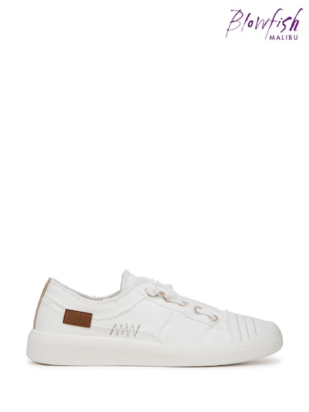 Blowfish Malibu Regular Fit Beachside Slip-On White Trainers (H70318) | AED291