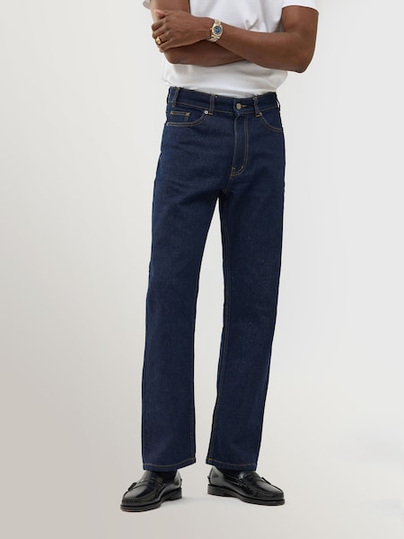 Percival Blue Straight Leg Cotton Denim Jeans (H70593) | €165