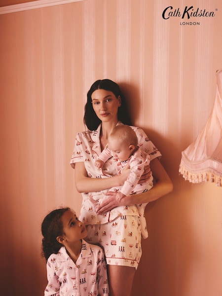 Cath Kidston Cotton Button Through Woven Shorts Set (H70824) | 77 €