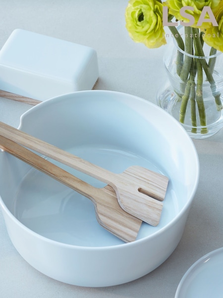 LSA International White Collective Salad Bowl Servers 26cm (H70966) | €116