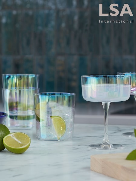 LSA International Set of 2 Mother of Pearl Iridescence Tumblers 390ml (H70974) | €27