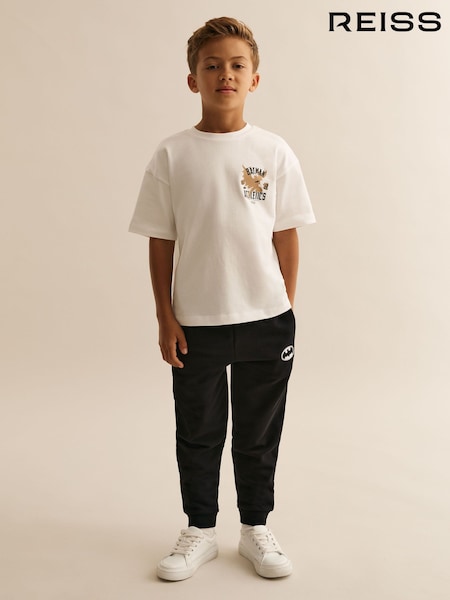 Reiss Black Stokely Joggers (H71010) | €49