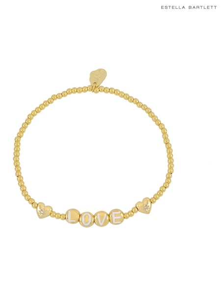 Estella Bartlett Gold Tone Love Letter Bracelet (H71093) | €31