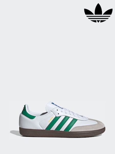 adidas Originals White Samba Trainers (H71154) | €141