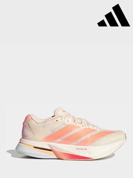 adidas White Adizero Boston 13 Running Trainers (H71206) | R$ 1.380