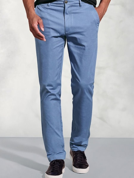 Brook Taverner Textured Stretch Cotton Chinos Trousers (H71363) | 71 €