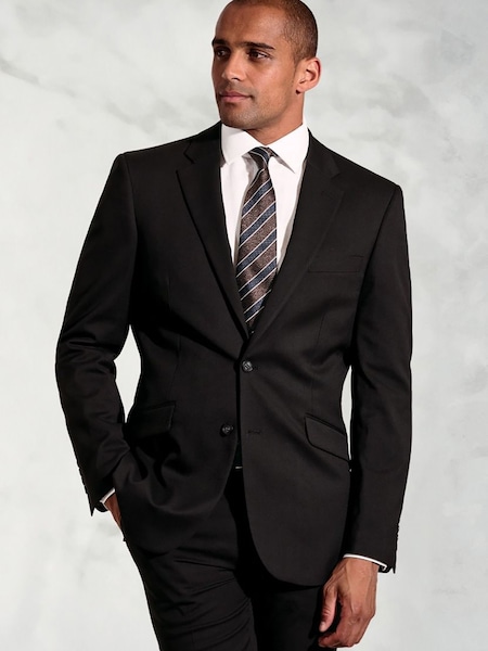 Brook Taverner Black Plain Suit Jacket (H71462) | €128