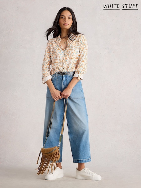 White Stuff White Annie Jersey Shirt (H71473) | €58