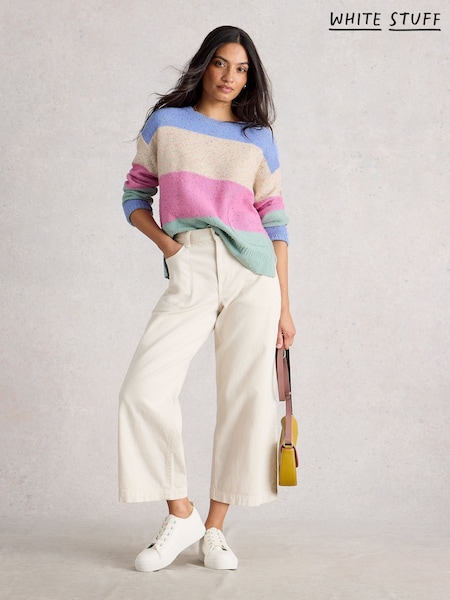 White Stuff Victoria Stripe Jumper (H71494) | R$ 545
