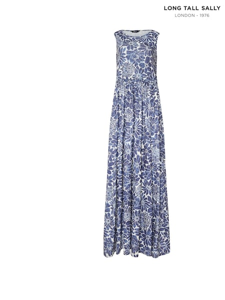 Long Tall Sally Blue Sleeveless Maxi Dress (H71593) | R$ 355