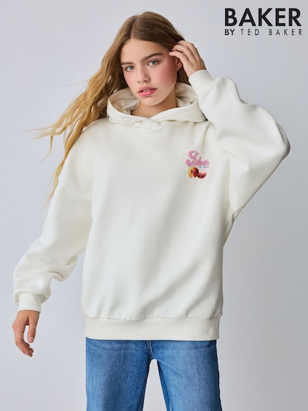 Baker by Ted Baker Oversized Back Print Hoodie (H71626) | €35 - €42