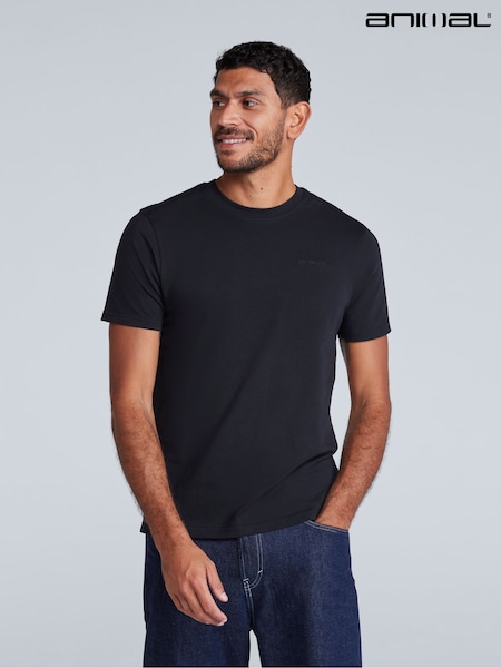 Animal Black Mens Slim Fit Icon T-Shirt (H71695) | R$ 180