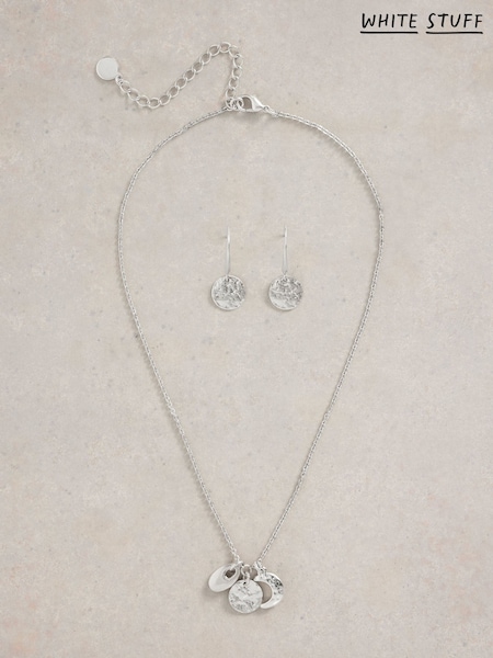 White Stuff Luna Earrings and Necklace Set (H71771) | 186 LEI