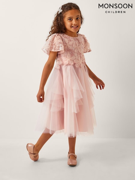 Monsoon Arabella Flower Ruffle Dress (H71874) | 447 LEI - 521 LEI