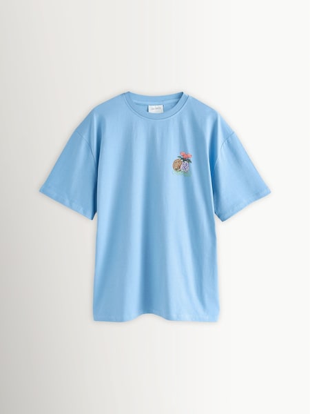 Les Deux Blue Cole Table T-Shirt (H72077) | €66