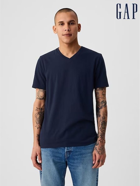 Gap Navy Blue Classic T-Shirt (H72141) | €17