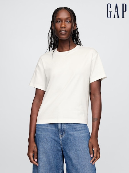 Gap White Supima® Cotton Relaxed T-Shirt (H72144) | €39