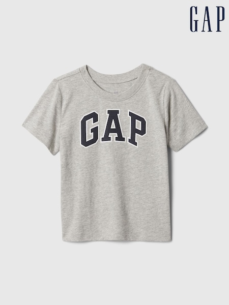 Gap Grey Logo T-Shirt (6months-5yrs) (6mths-5yrs) (H72183) | €13